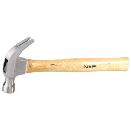 Молоток-гвоздодер ЗУБР кованый, с деревянной рукояткой, 375г 20237-375 купить в Надыме