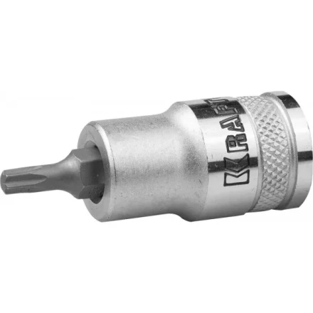 Торцовая бита-головка KRAFTOOL "INDUSTRIE QUALITAT", материал S2, TORX, сатинированная, 1/2", Т25 27905-25_z01 купить в Надыме
