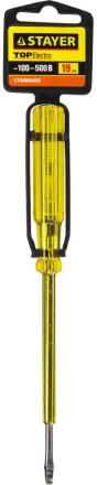 Пробник STAYER &quot;STANDARD&quot; электрический, 100-500В, 190мм, этикетка-флажок 2570-19_z01 купить в Надыме