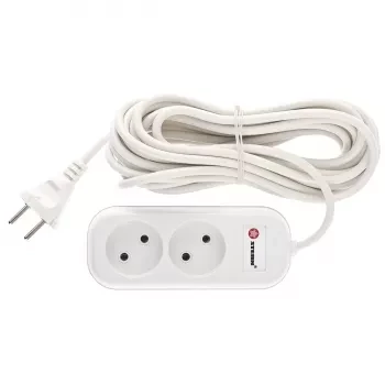 Удлинитель бытовой серия EU, без заземления, 7м, 2 роз., 6А Stern 95723 купить в Надыме