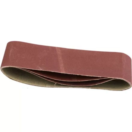 Лента STAYER "MASTER" шлифовальная универсальная бесконечная на тканевой основе, для ЛШМ, P120, 100х610мм, 3шт 35443-120 купить в Надыме