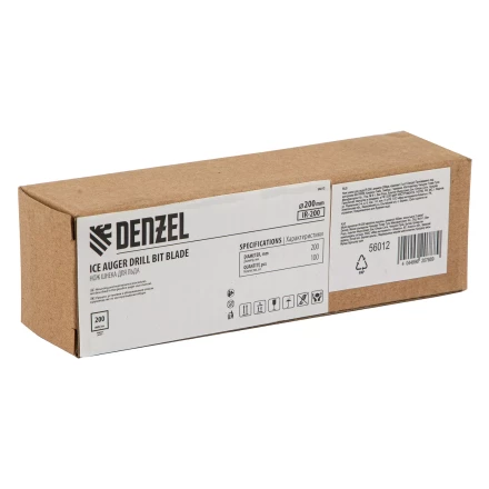 Нож шнека для льда IR-200, диаметр 200 мм, комплект 2 шт Denzel 56012 купить в Надыме