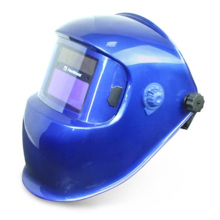 Маска сварщика Корунд-5 синяя без коробки ф-р 2100V FoxWeld купить в Надыме