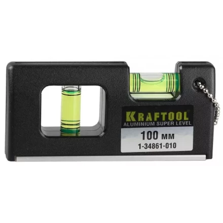 Уровень KRAFTOOL "PRO" "МИНИ" с магнитом, 2 ампулы, 100мм 1-34861-010 купить в Надыме