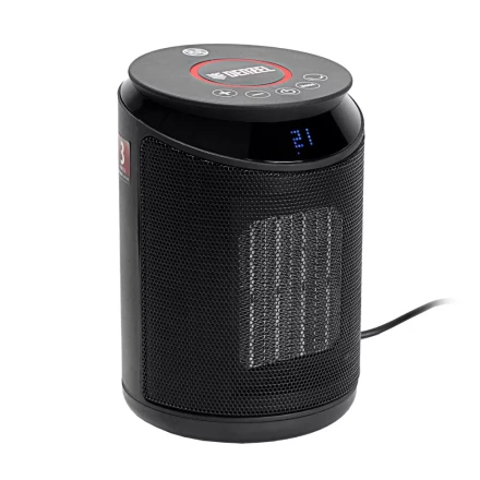 Тепловентилятор электрический керамический Denzel DTFC-2000, пульт, 3 режима, вентилятор, нагрев 1000/2000 Вт 96419 купить в Надыме