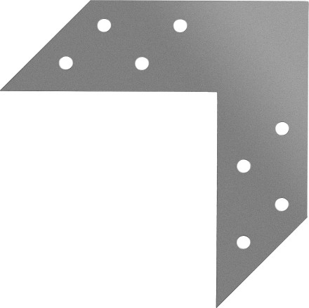 ЗУБР УС-2.0, 120 x 120 x 35 x 2 мм, угловой соединитель (31044-120) купить в Надыме