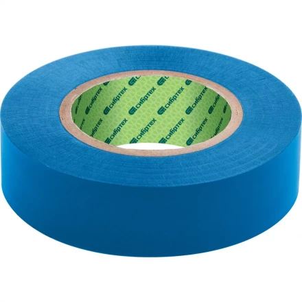 Изолента ПВХ 15 мм х 10 м 130 мкм синяя СИБРТЕХ 88787 купить в Надыме