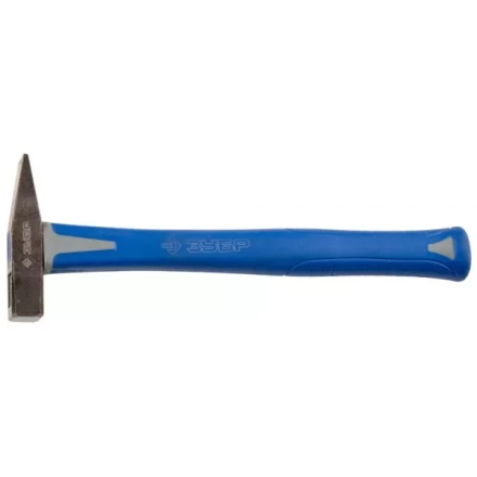 Молоток ЗУБР "ЭКСПЕРТ" слесарный, кованый, фиберглассовая, полностью обрезиненная рукоятка, 100г 20035-01 купить в Надыме