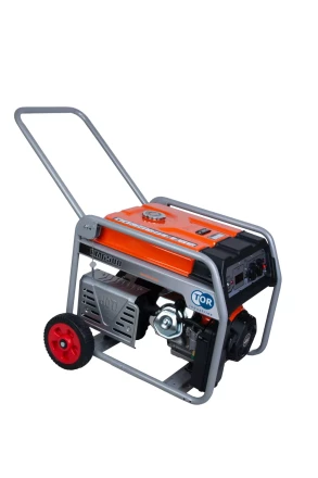 Генератор бензиновый TOR KM6500H 5,0 кВт 220В 27 л с электростартером и колесами 1018117 купить в Надыме