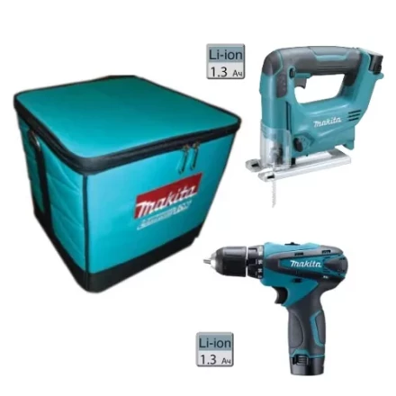 Набор Makita DK1475X3 (Дрель DF330DZ + Лобзик JV100DZ) купить в Надыме
