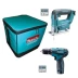Набор Makita DK1475X3 (Дрель DF330DZ + Лобзик JV100DZ) купить в Надыме