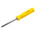 Отвертка STAYER &quot;STANDARD&quot; 2-в-1 с двухсторонним стержнем, PH №2 /SL 6мм, 85мм 2515_z01 купить в Надыме