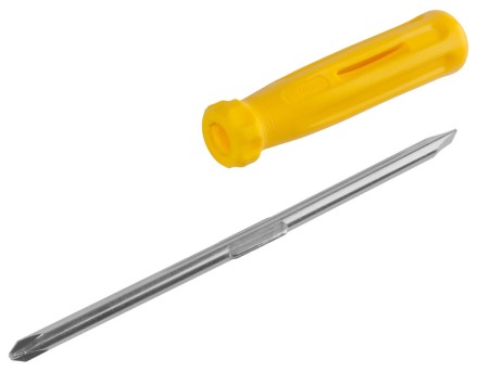 Отвертка STAYER &quot;STANDARD&quot; 2-в-1 с двухсторонним стержнем, PH №2 /SL 6мм, 85мм 2515_z01 купить в Надыме