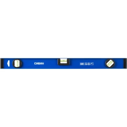 Уровень СИБИН двутавровый, 3 ампулы, измерительная линейка, 60см 34607-060 купить в Надыме