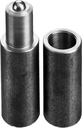 Петля СИБИН для металлических дверей, галтованная, цилиндрической формы, с впрессованным шариком, 36х140мм 37617-140-36 купить в Надыме