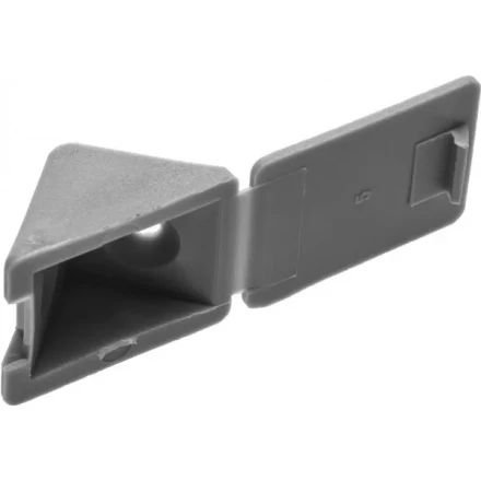 Уголок мебельный ЗУБР с шурупом, цвет св-серый, 4,0x15мм, ТФ6, 4шт 4-308256-6 купить в Надыме