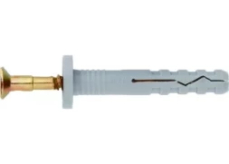 Дюбель-гвоздь полипропиленовый грибовидный бортик 6х40 мм 200 шт СИБРТЕХ 42156