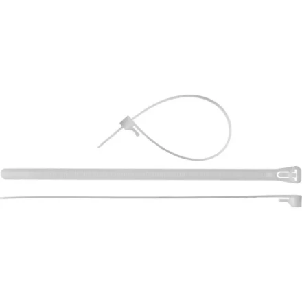 Хомуты нейлоновые ЗУБР "МАСТЕР" многоразовые, 7,5 мм x 200 мм, 100 шт 309240-75-200 купить в Надыме