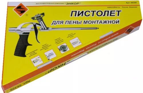 Пистолет для пены монтажной Энкор 56359 56359 купить в Надыме