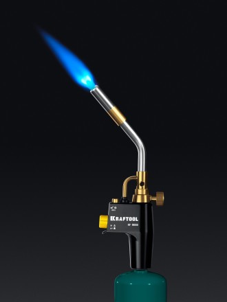 Blue Fire  KF-9000  горелка для МАПП / MAPP газа,  с пъезоподжигом,  на баллон c резьбовым соединением US 1, 2000°C 55510 купить в Надыме