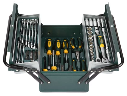 Набор KRAFTOOL "INDUSTRIE" Слесарно-монтажный инструмент, 59 предметов 27978-H59 купить в Надыме