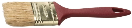 Кисть плоская ЗУБР "УНИВЕРСАЛ-МАСТЕР" "КП-11", натуральная щетина, пластмассовая ручка, 50мм 4-01011-050 купить в Надыме