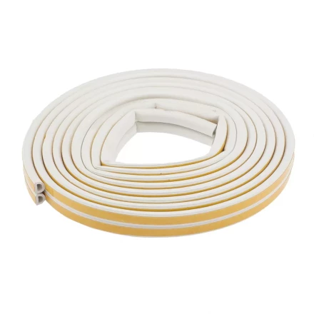 Уплотнитель 24 м профиль "D" белый СИБРТЕХ 93836 купить в Надыме