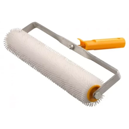 Валик игольчатый STAYER для наливных полов в сборе, пластмассовые иглы, бюгель 8мм, 75х400мм 03951-40 купить в Надыме