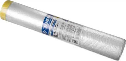 Пленка ЗУБР "ПРОФЕССИОНАЛ" защитная с клейкой лентой, HDPE, 10мкм, 2,4х20м 12250-240-20 купить в Надыме