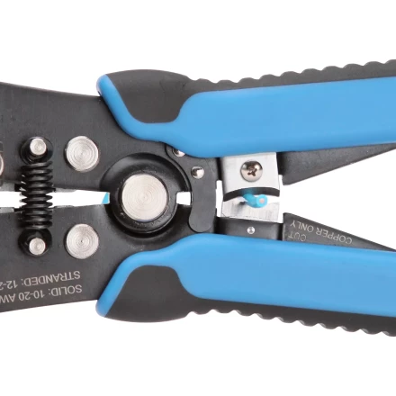 Автоматический многофункциональный стриппер КВТ WS-12 «Ягуар» для снятия изоляции с проводов 0.05–10 мм (69476) купить в Надыме