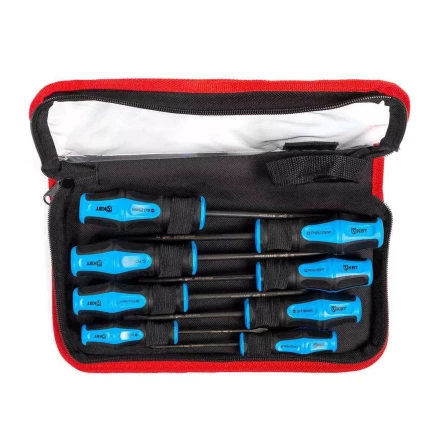 Набор слесарных отверток из стали S2 КВТ НО-08-S, 8 шт. (87106) купить в Надыме