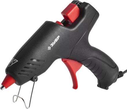 Пистолет ЗУБР "МАСТЕР" клеевой (термоклеящий), электрический, эргономичная рукоятка, рабочая температура 193град, d=12мм, 40Вт 06850-55-12_z02 купить в Надыме