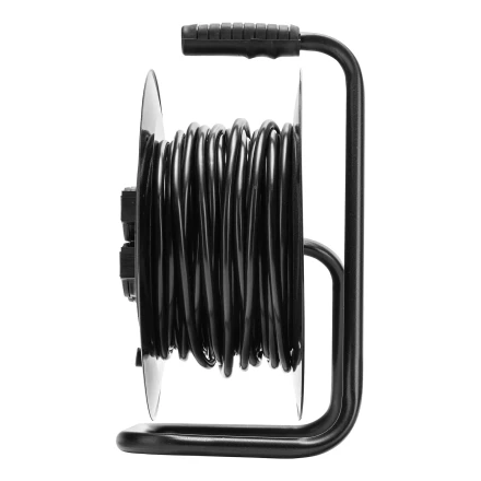 Удлинитель силовой 20 м, 16А, тип УХз16, КГ 3 x 2.5 мм, на стальной катушке, 4 розетки Сибртех 95878 купить в Надыме