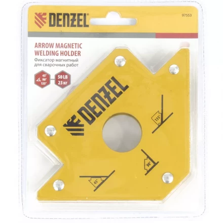 Фиксатор магнитный для сварочных работ усилие 50 LB Denzel 97553 купить в Надыме