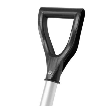 Лопата для уборки снега пластиковая, 470х350х1340 мм, алюминиевый черенок, Россия, Сибртех 61662 купить в Надыме