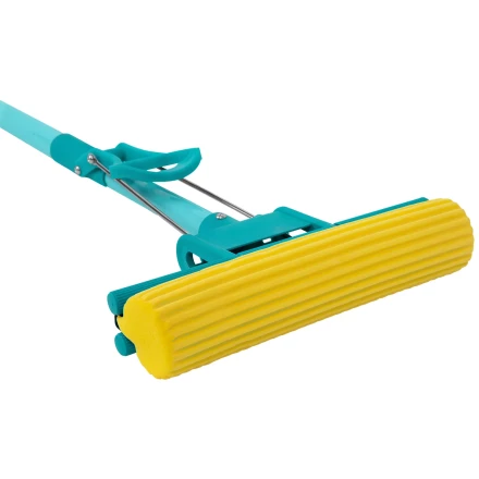 Швабра отжимная Palisad, 110 см, губка PVA 26х5,5х6 см, телескопическая рукоятка, бирюзовая, Home 935165 купить в Надыме