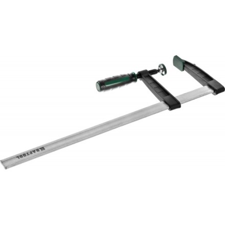 Струбцина, KRAFTOOL 32011-120-500, тип &quot;F&quot;, DIN 5117, двухкомпонентная ручка, 120х500мм 32011-120-500 купить в Надыме