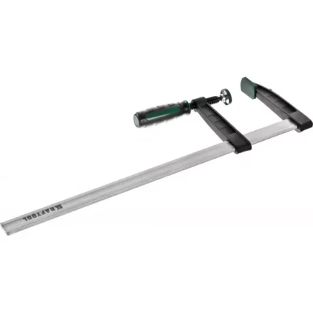 Струбцина, KRAFTOOL 32011-120-500, тип "F", DIN 5117, двухкомпонентная ручка, 120х500мм 32011-120-500 купить в Надыме