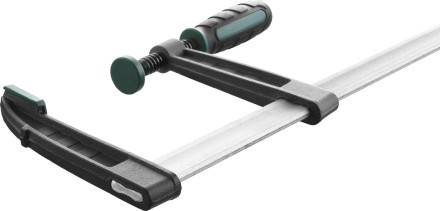 Струбцина, KRAFTOOL 32011-120-500, тип &quot;F&quot;, DIN 5117, двухкомпонентная ручка, 120х500мм 32011-120-500 купить в Надыме