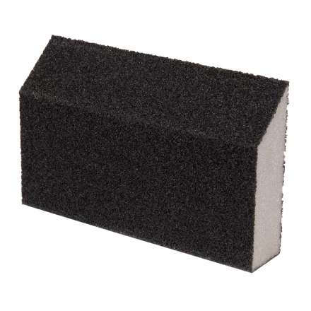 Губка для шлифования, 125 х 75 х 25 мм, трапеция, средняя жесткость, P 60 Сибртех 757287 купить в Надыме