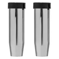 Сопло газовое 16, длина 57мм, 2 шт для MIG горелки тип 24 Denzel 93647