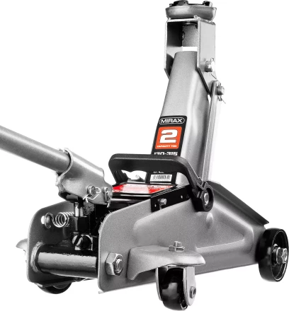 Домкрат гидравлический подкатной, 2т, 130-315мм, в кейсе, MIRAX 43252-2-K 43252-2-K купить в Надыме