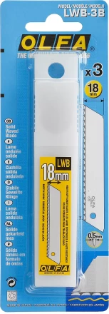 Лезвие OLFA, сегментированноеб серрейторная заточка18 мм OL-LWB-3B купить в Надыме