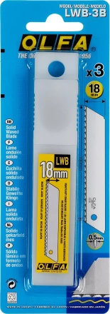 Лезвие OLFA, сегментированноеб серрейторная заточка18 мм OL-LWB-3B купить в Надыме