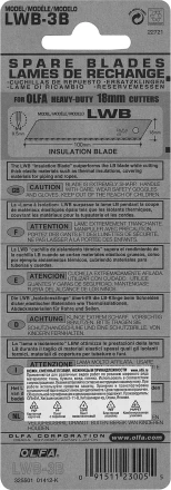 Лезвие OLFA, сегментированноеб серрейторная заточка18 мм OL-LWB-3B купить в Надыме