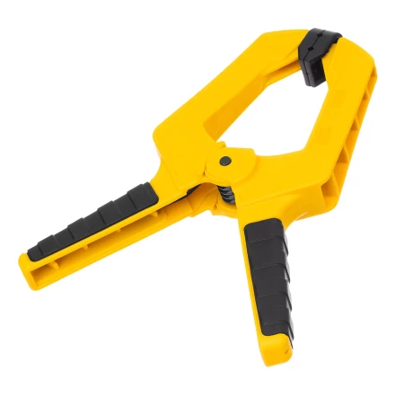 Струбцина клещеобразная Denzel, усиленная 100 х 80 мм, двухкомпонентные рукоятки, 20798 купить в Надыме