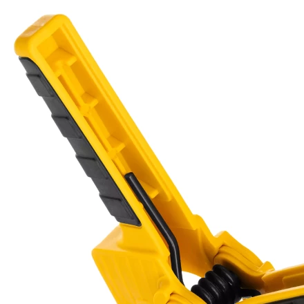 Струбцина клещеобразная Denzel, усиленная 100 х 80 мм, двухкомпонентные рукоятки, 20798 купить в Надыме