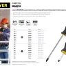 Отвертка STAYER "MASTER", двухкомпонентная рукоятка, магнитный наконечник, SL3,2x100мм 2509-03-10_z01 купить в Надыме
