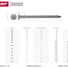 Гвозди ЗУБР "МАСТЕР" ершеные оцинкованные чертеж №7811-7120, 2,5х30мм, 5кг 305140-25-030 купить в Надыме