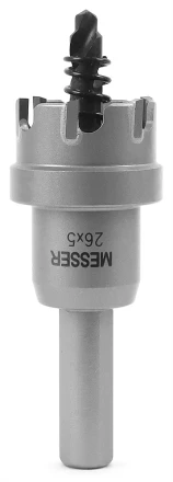 ТСТ коронка MESSER 26X5 с центрирующим сверлом и толкающей пружиной купить в Надыме